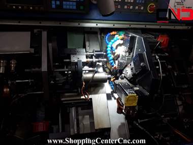 طول تراش سی ان سی شش محور Tornos ENC 75 ساخت سوئیس
